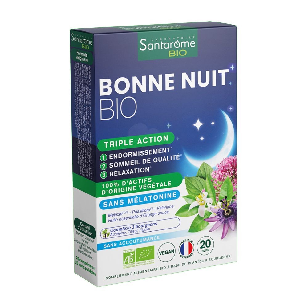 SANTAROME BIO BONNE NUIT 20 GELULES
