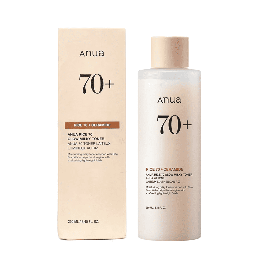 Anua 70+ Toner Laiteux Lumineux au Riz 250 ml