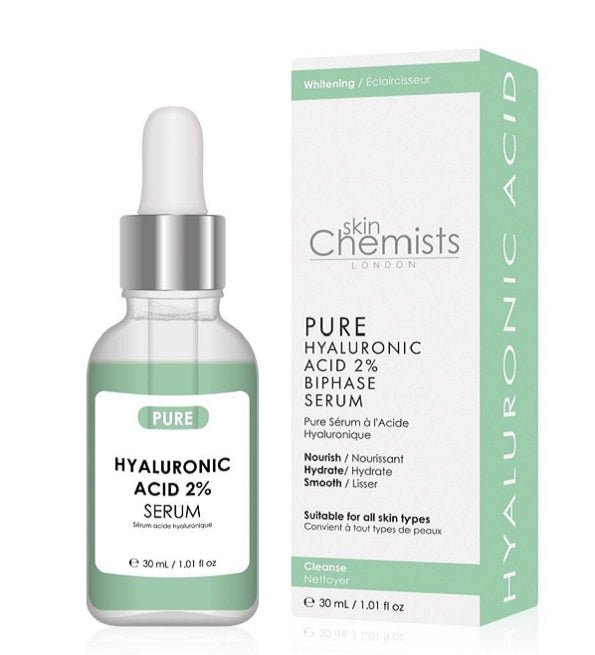 Skin Chemists Sérum Pure à l'Acide Hyaluronic 2% 30ml