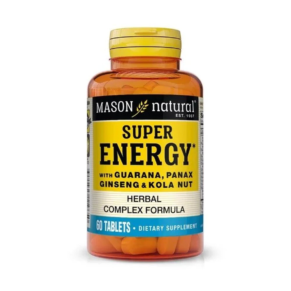MASON NATURAL – Super Energy 60 Tablets 1196-60