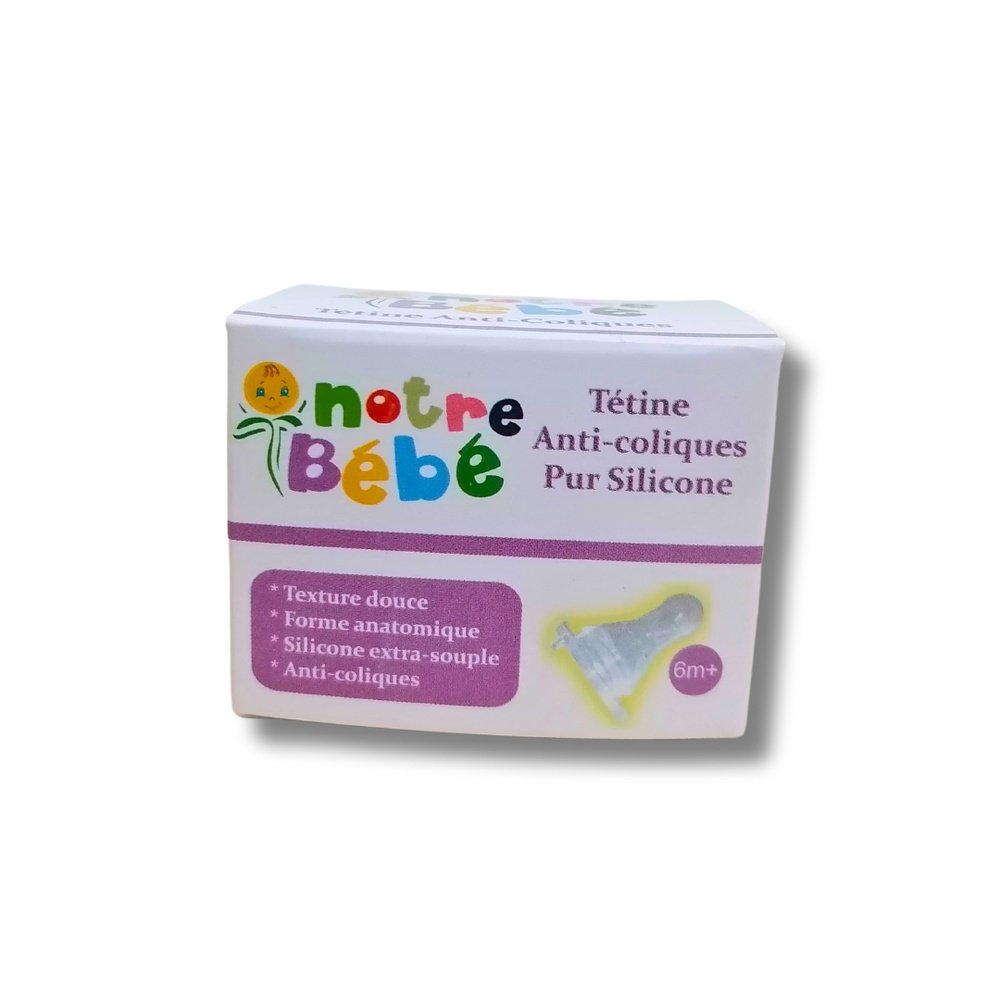 NOTRE BEBE – Tetine Anti-Colic +6m