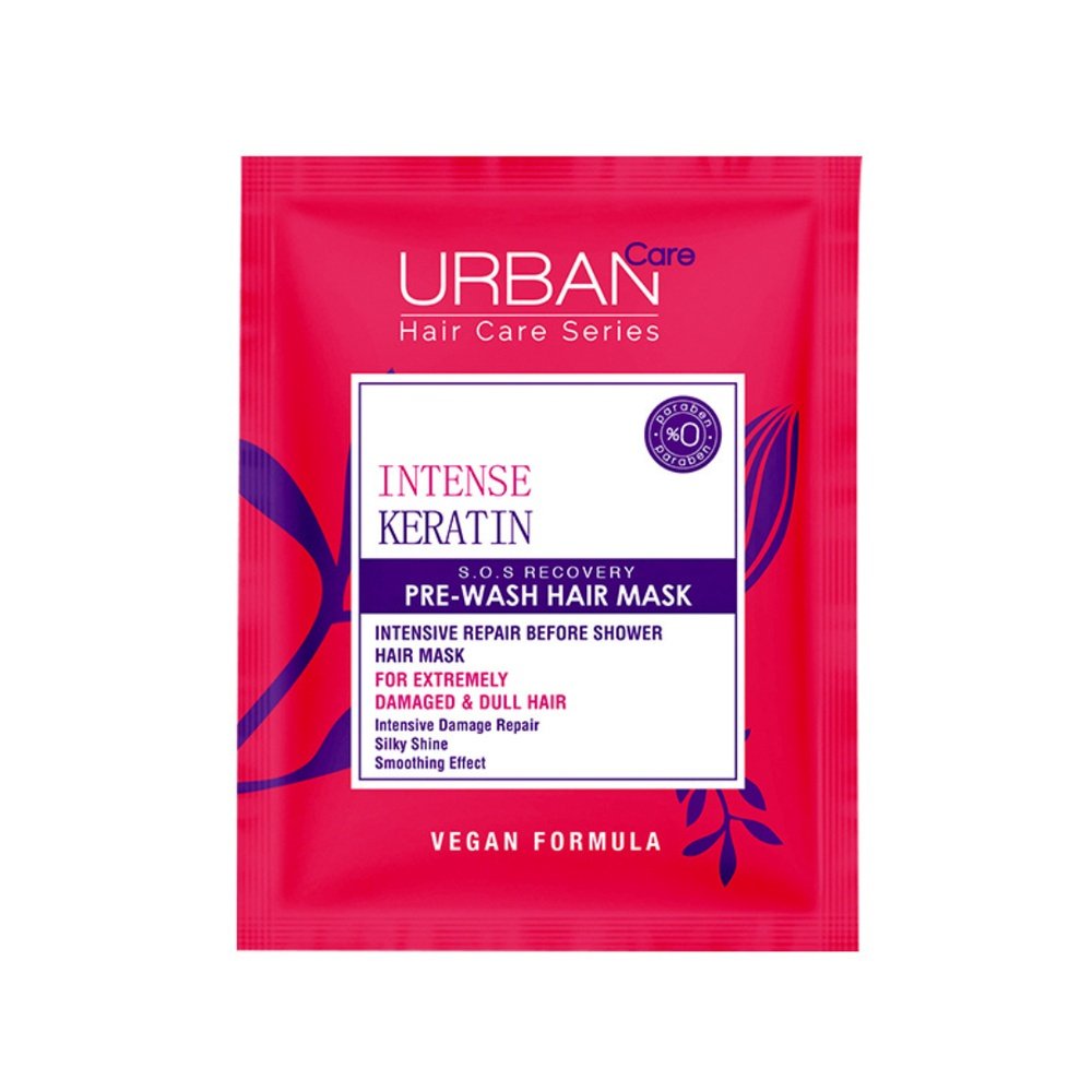 URBAN CARE Intense Keratin Masque Réparateur Avant Lavage 50ml