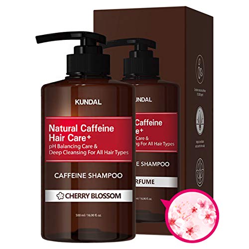 KUNDAL NATURAL CAFFEINE HAIR CARE SHAMPOO CHERRY BLOSSOM 500 ML
