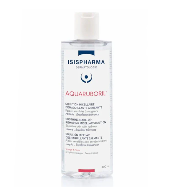 Isispharma Aquaruboril Solution Micellaire Démaquillante 400 ml