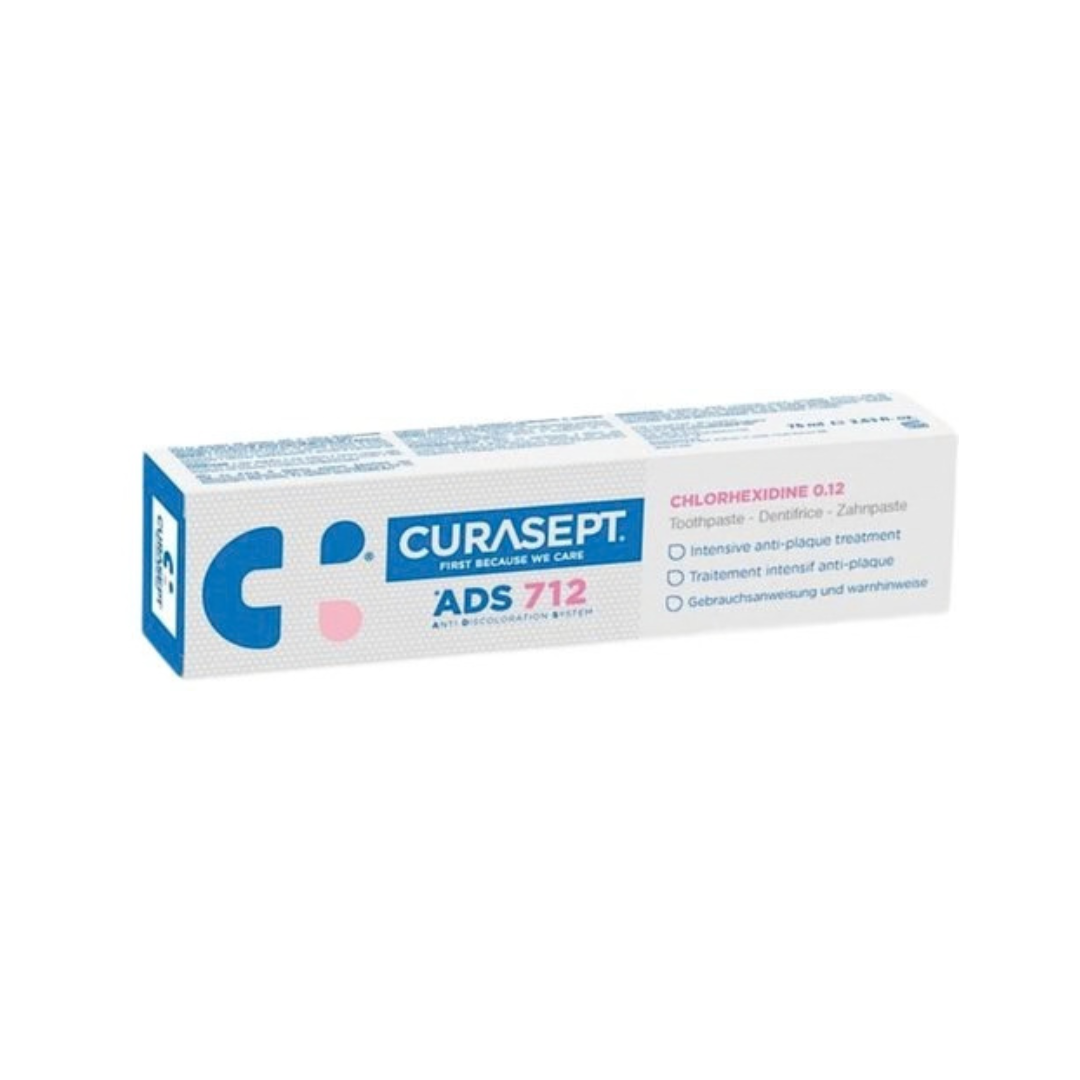 Curasept Ads 712 Gel Dentifrice 0,12% Chx 75 ml