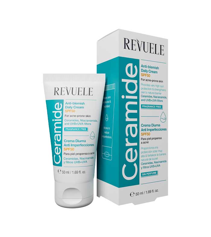 REVUELE CERAMIDE CREME DE JOUR SPF 50 ANTI IMPERFECTIONS 50 ML