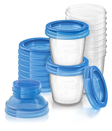AVENT SET 10 POTS DE CONSERVATION POUR LAIT MATERNEL 180 ML