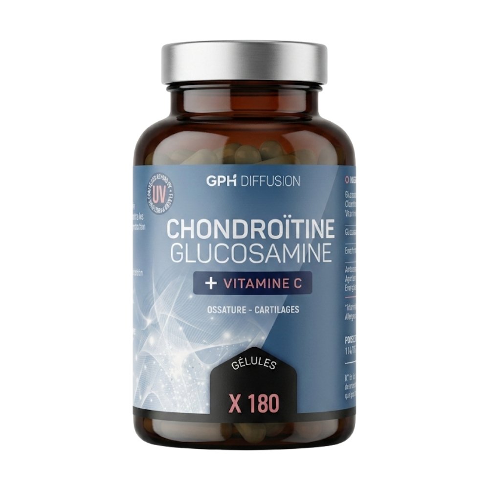 GPH DIFFUSION – Chondroitine Glucosamine + Vitamine C Ossature 461,40mg