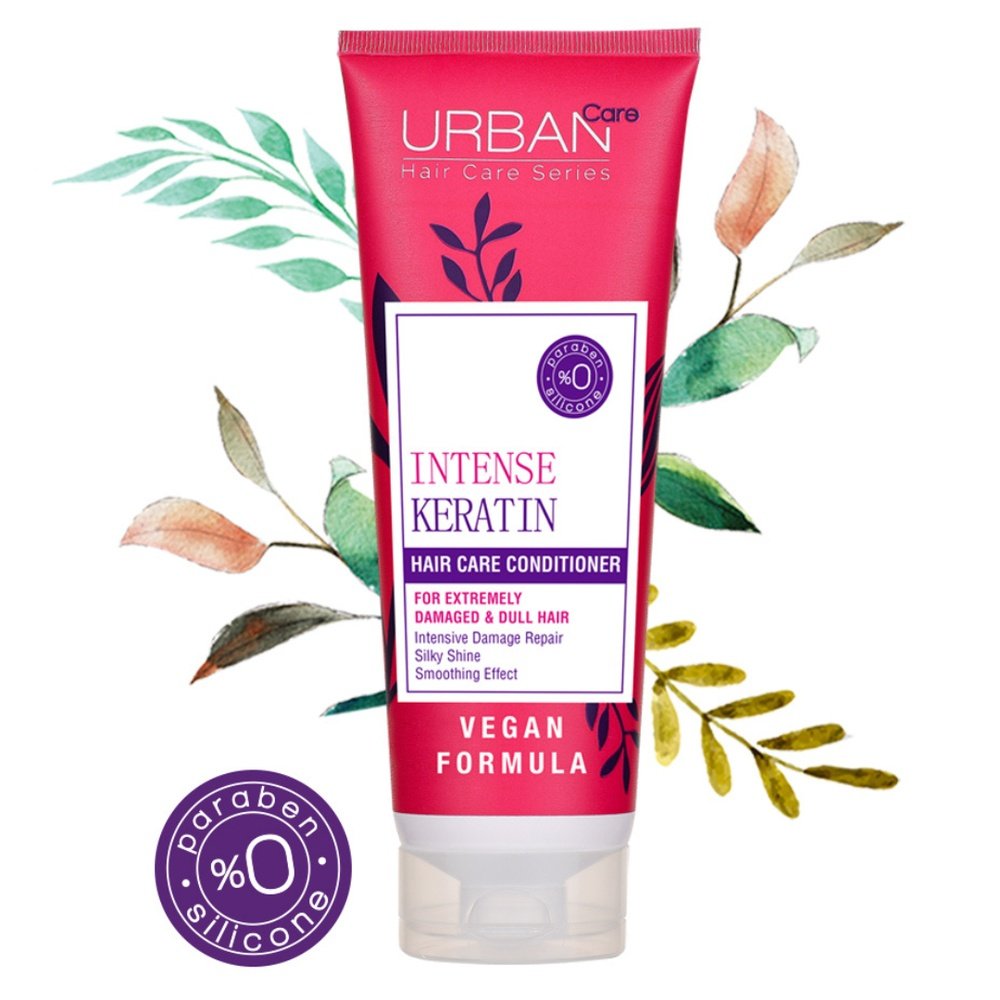 URBAN CARE Intense Keratin Après-Shampoing Réparateur 250ml