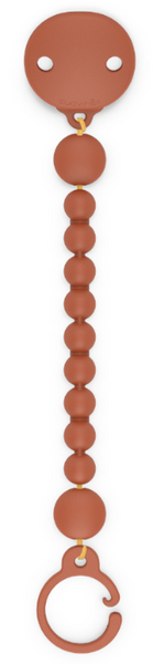 SUAVINEX SELECTION ATTACHE SUCETTE EN SILICONE BRICK RED +0M