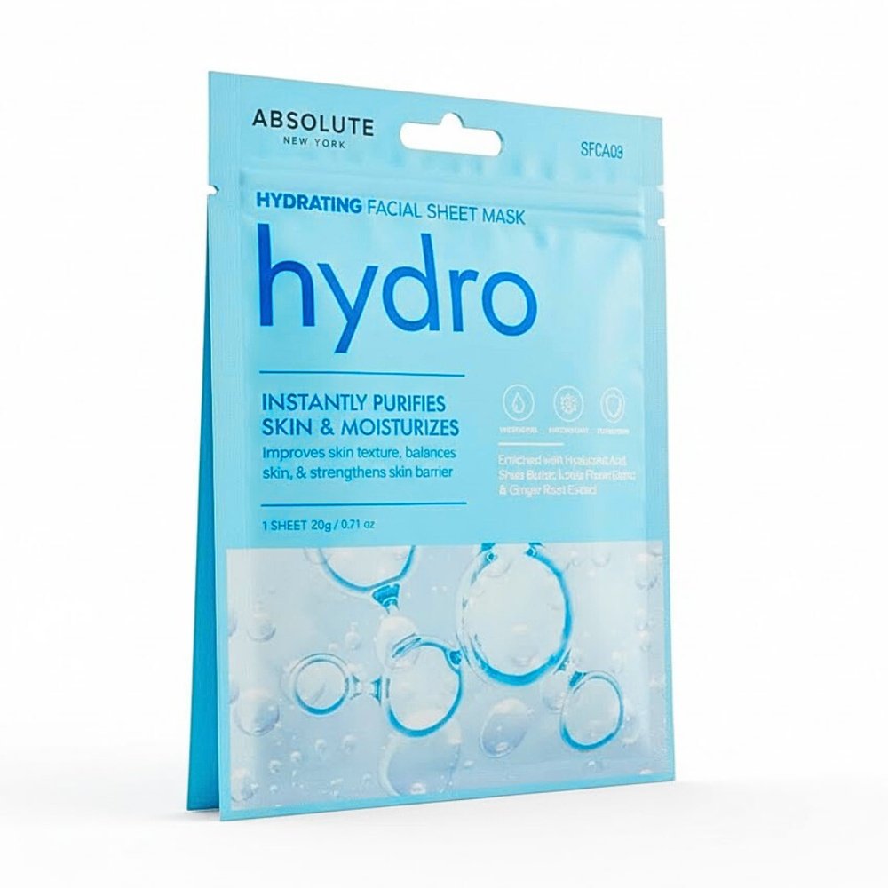ABSOLUTE NEW YORK – Hydrating Facial Sheet Mask