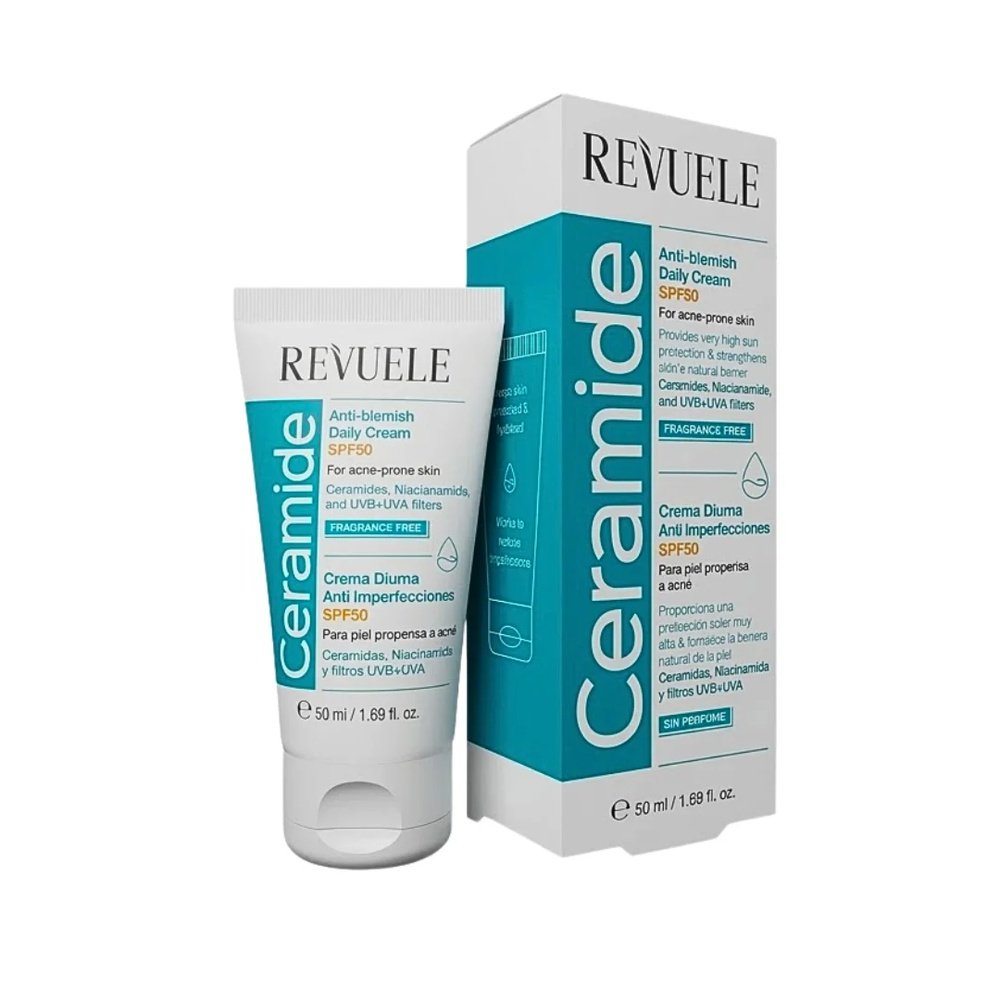 REVUELE – Ceramide Anti-Blemish Daily Cream Spf50 – 50ml