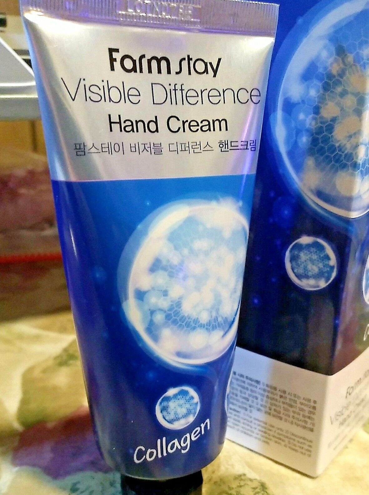 FARMSTAY COLLAGEN VISIBLE DIFFERENCE CREME MAINS 100G