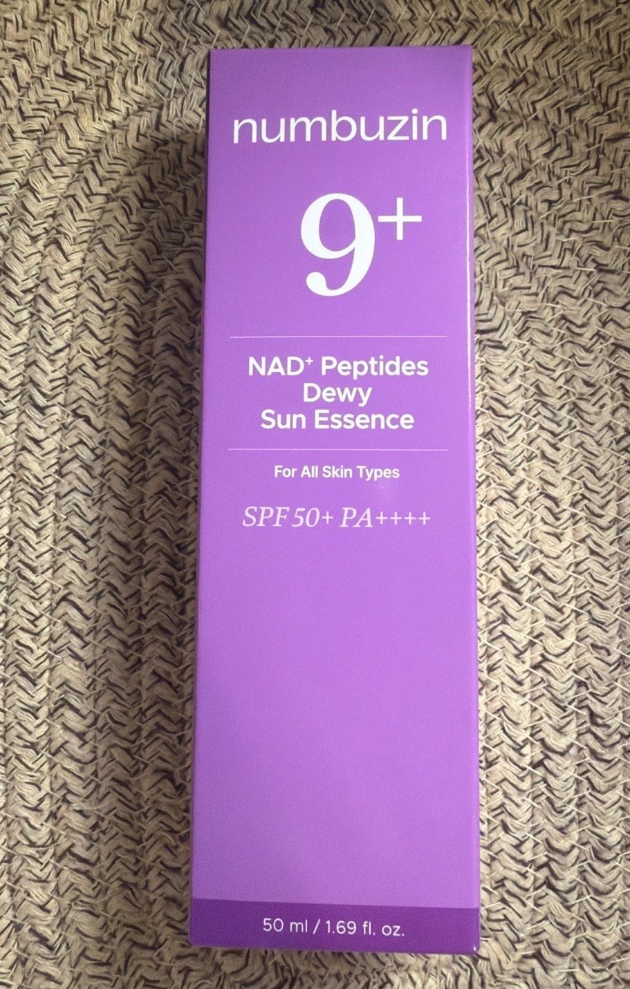 NUMBUZIN 9+ NAD+ PEPTIDES DEWY SUN ESSENCE SPF 50+ PA++++ ALL SKIN TYPES 50 ML