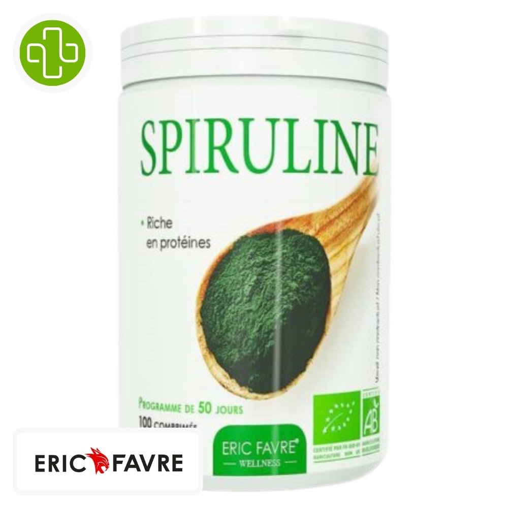 Eric Favre Spiruline Vegan 100 Comprimes