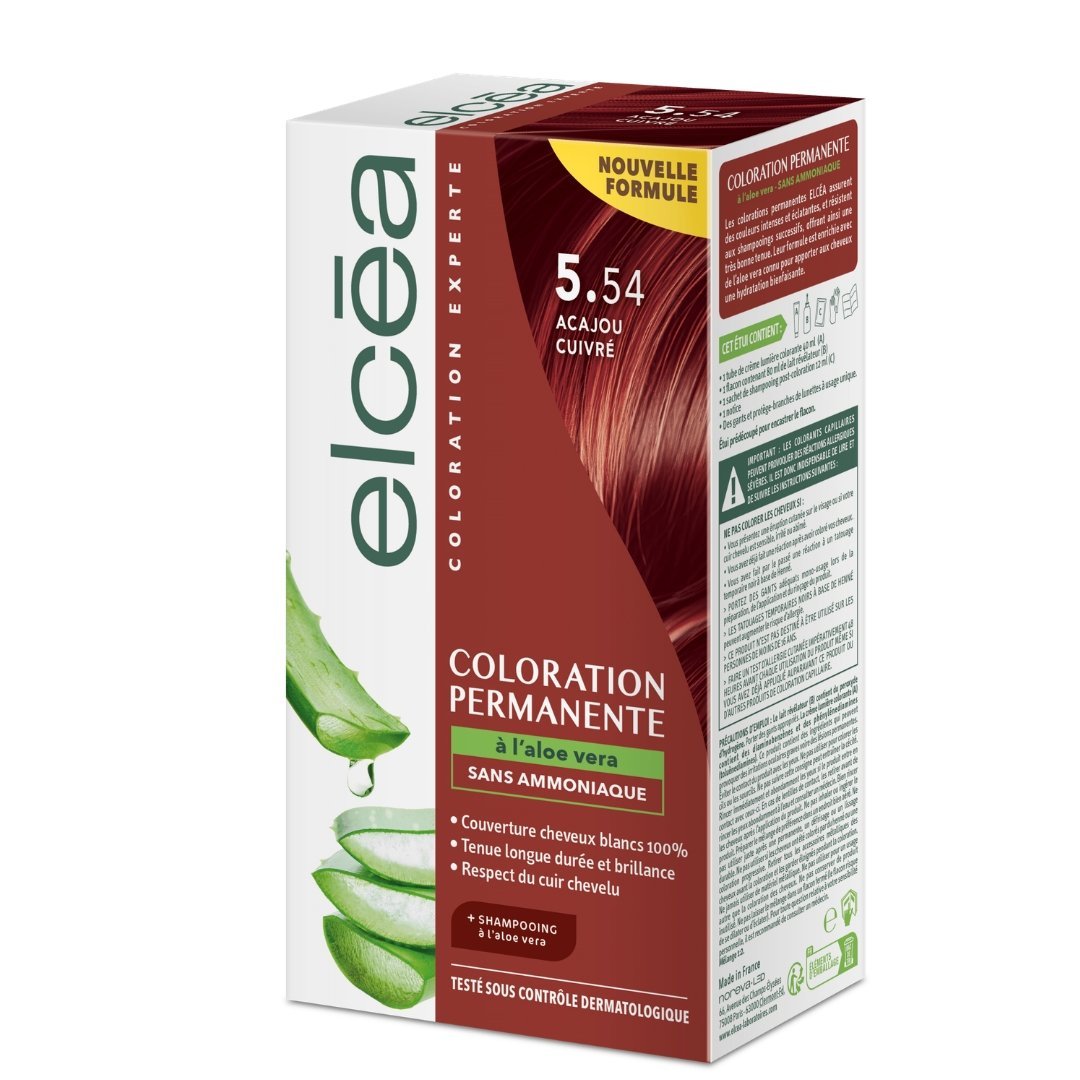 Elcea Coloration acajou cuivre 5.54