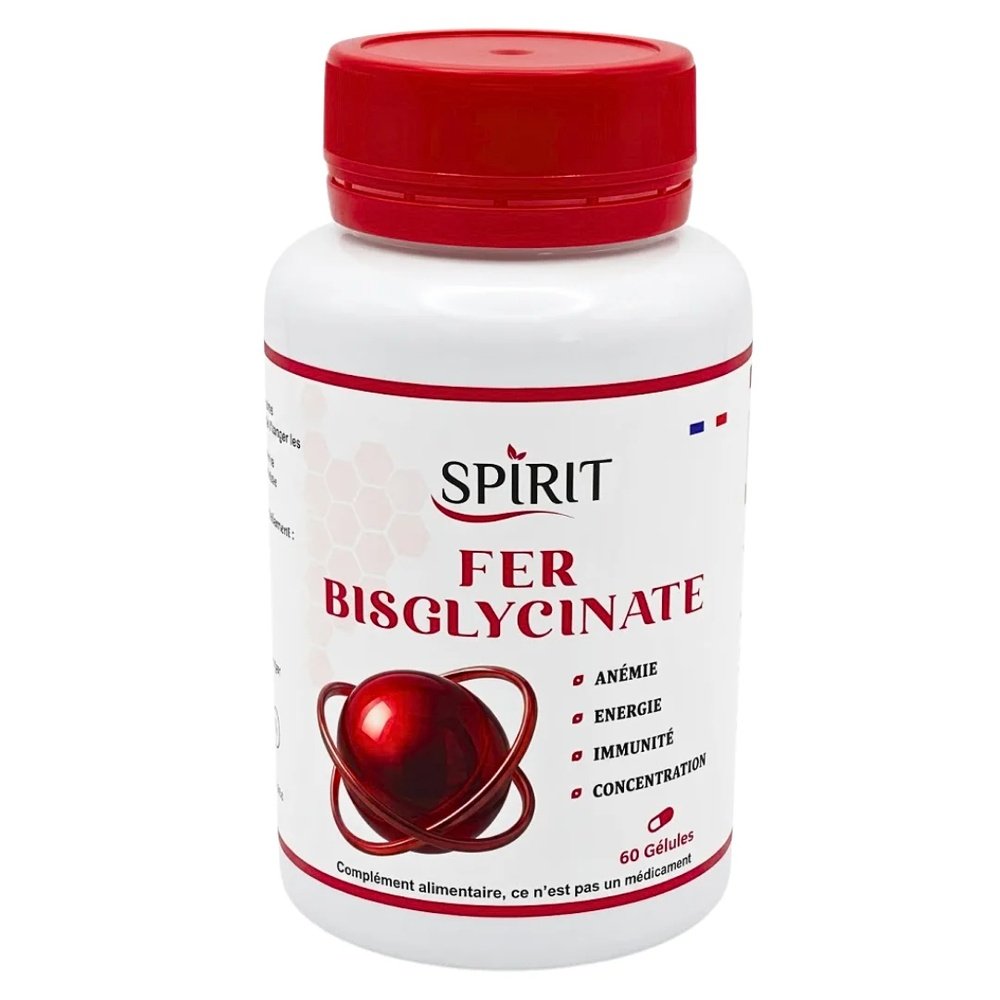 Spirit PHARMA – Fer Bysglycinate 60 Gelules