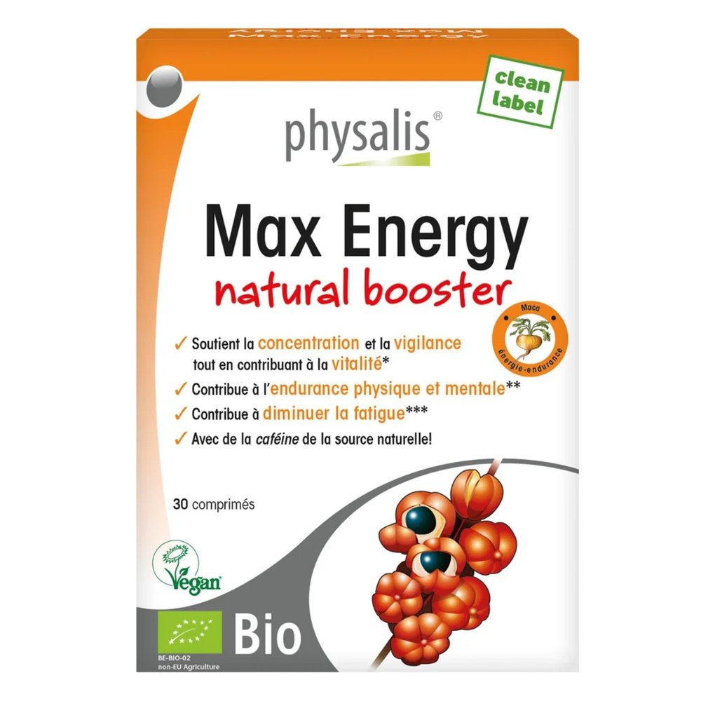 PHYSALIS – Max Energy – 30comprimes