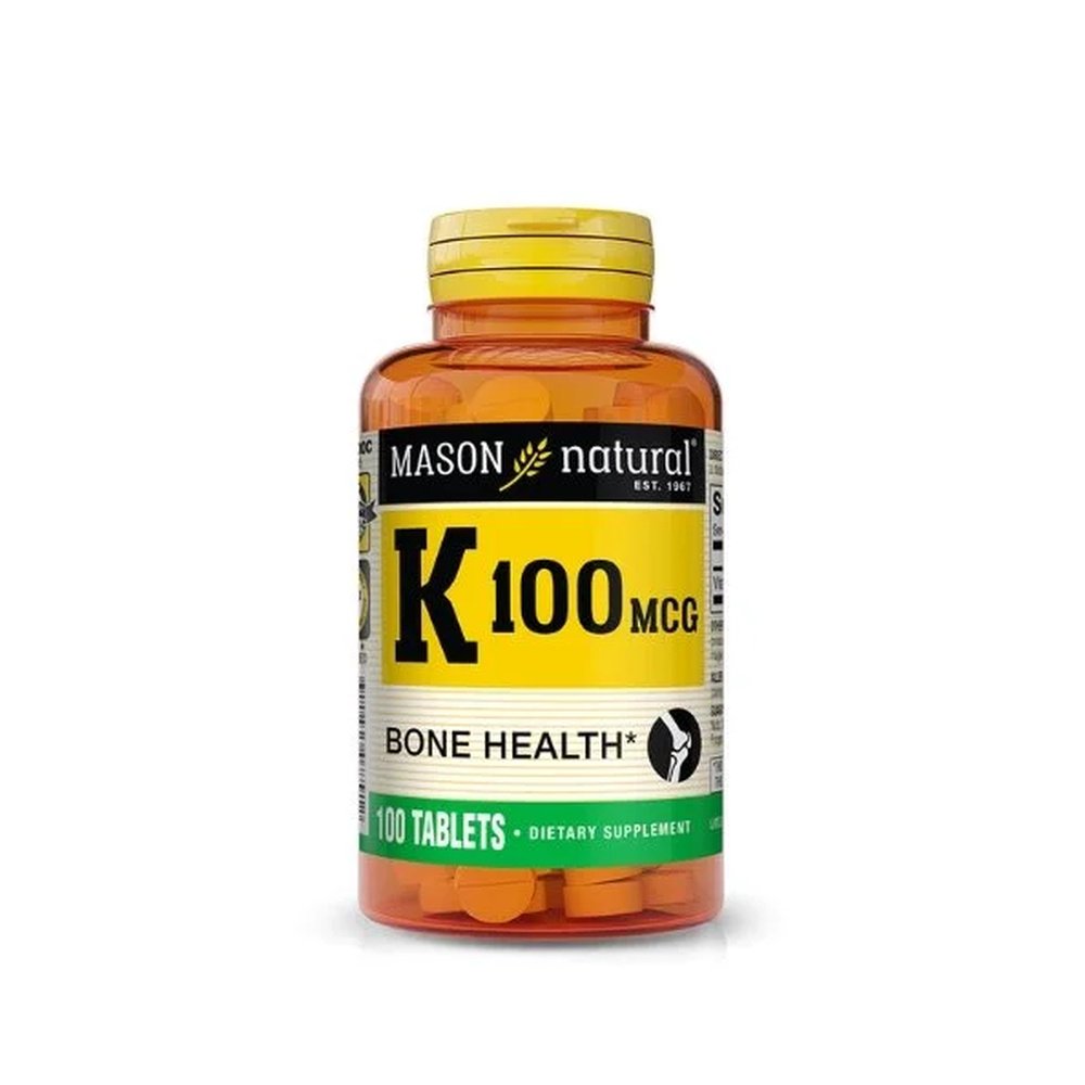 MASON NATURAL – K 100mgg 100 Tablets 779-100C