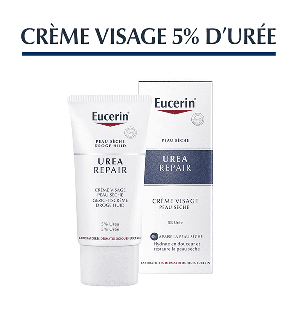 Eucerin UreaRepair Crème Visage 5% Urée 50 ml