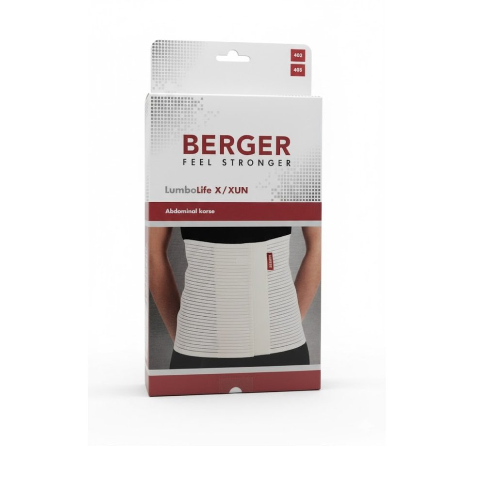 BERGER – Ceinture Abdominal Beige avec Ateille Standard BG-402