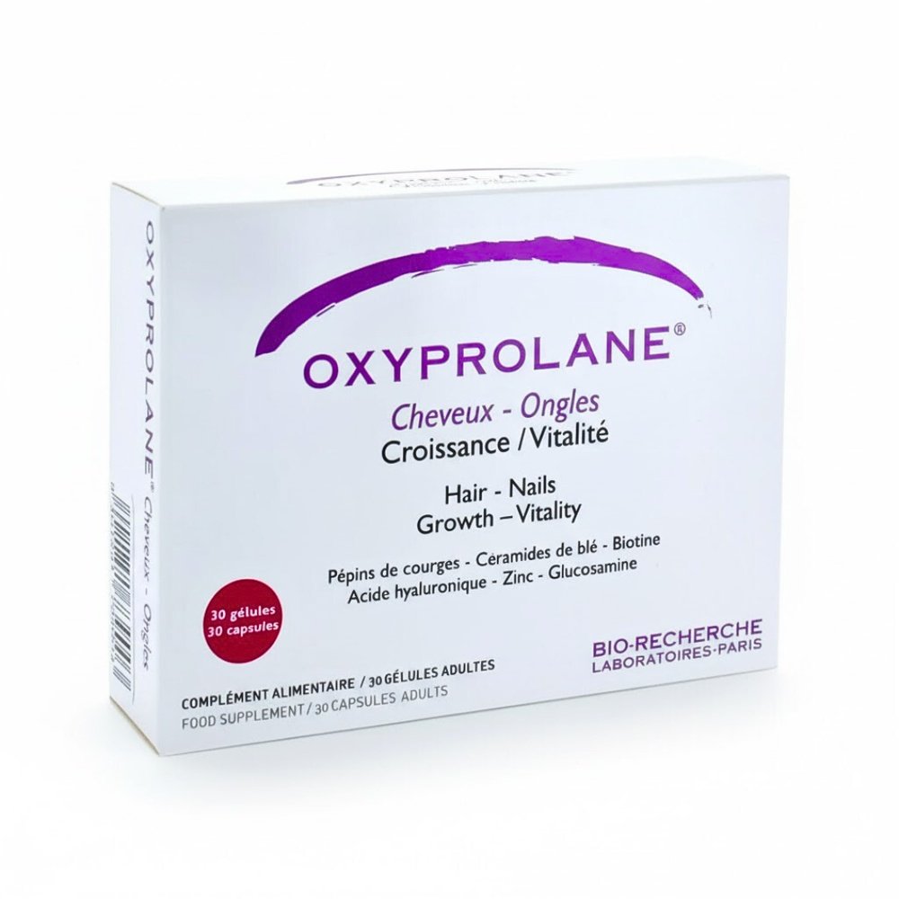 BIO RECHERCHE Oxyprolane Cheveux & Ongles 30 Gélules