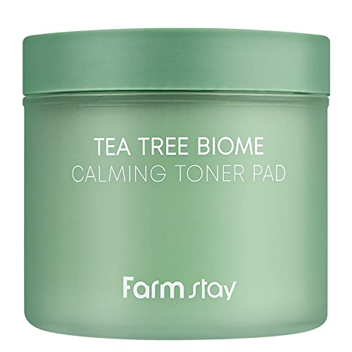 FARMSTAY TEA TREE BIOME CALMING TONER PAD 70 PADS