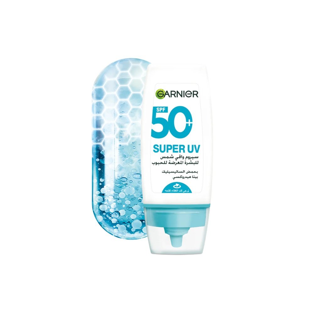 GARNIER SUPER UV SERUM ECRAN SOLAIRE SPF50+ SALICYLIC BHA 30ML