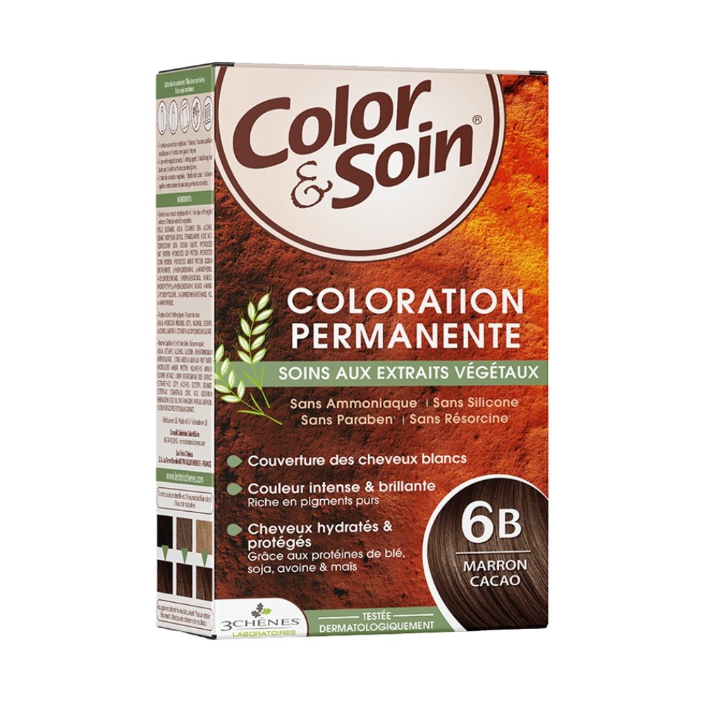 Les 3 Chênes Color et Soin 6B Marron Cacao