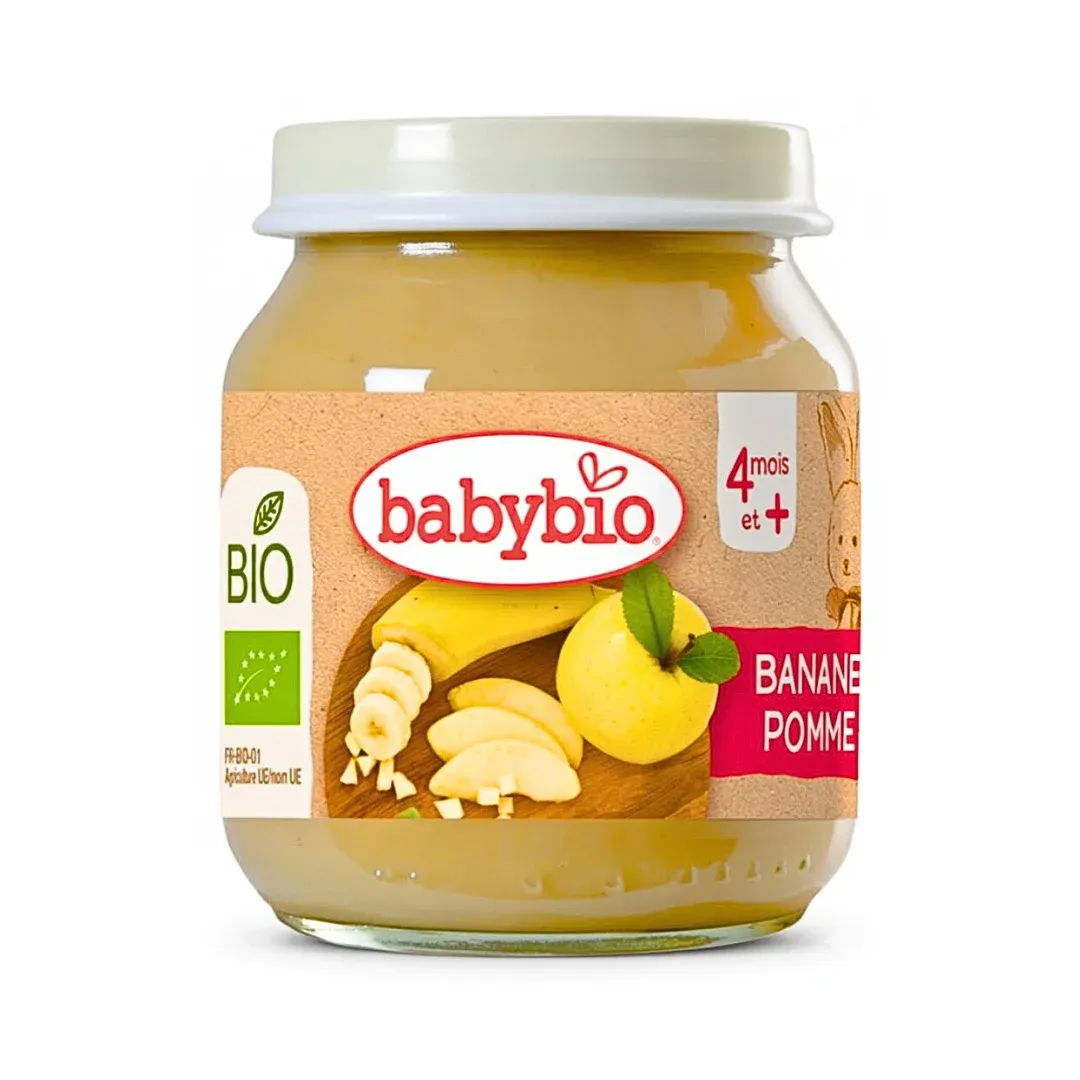 BABYBIO Petit Pot Banane Pomme 130g