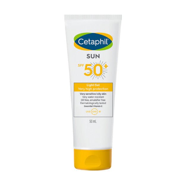 CETAPHIL SUN LIGHT GEL SPF 50+ PEAUX SENSIBLE ET GRASSE 50 ML