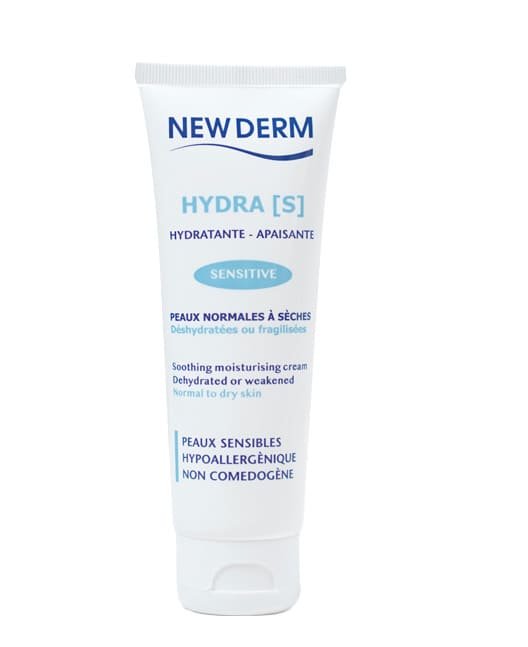 New Derm Hydra S Crème Hydratante Apaisante Peaux Normales à Sèches 50 ml