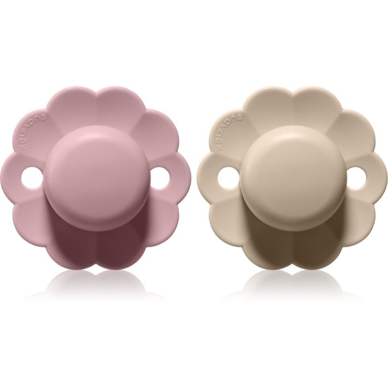 SUAVINEX SELECTION WONDER SUCETTE SILICONE SX PRO 0.6M 2×PCS MAUVE ET GRIS