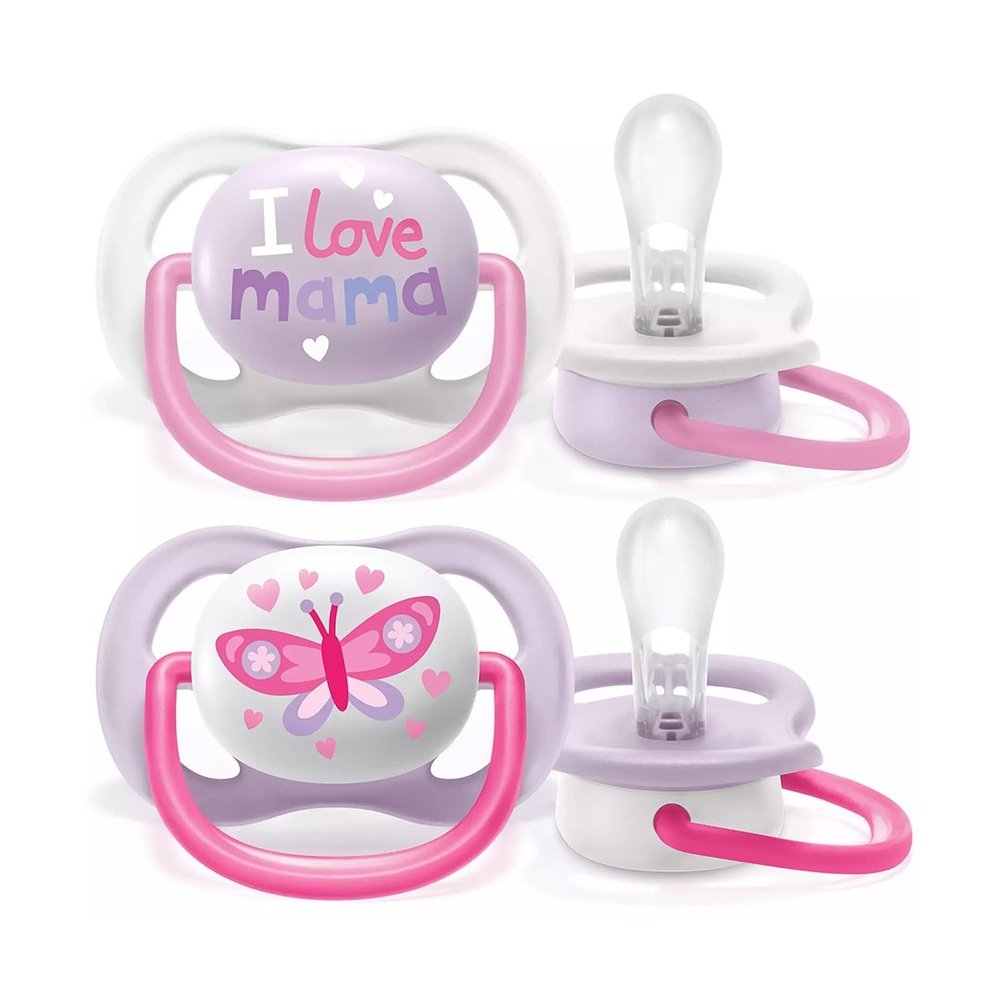 AVENT – SUCETTE AIR COLL 0-6M GIRL Mam/bfl Scf080/02