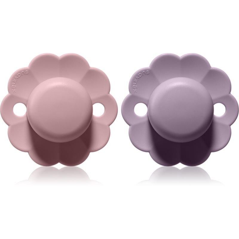 SUAVINEX SELECTION WONDER SUCETTE SILICONE SX PRO 6.18M 2×PCS ROSE ET VIOLET