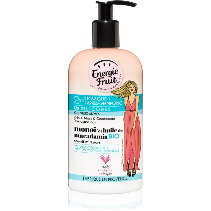 ENERGIE FRUIT – MASQUE 2 EN 1 DEMELANT HYDRATANT MONOI – 300ML