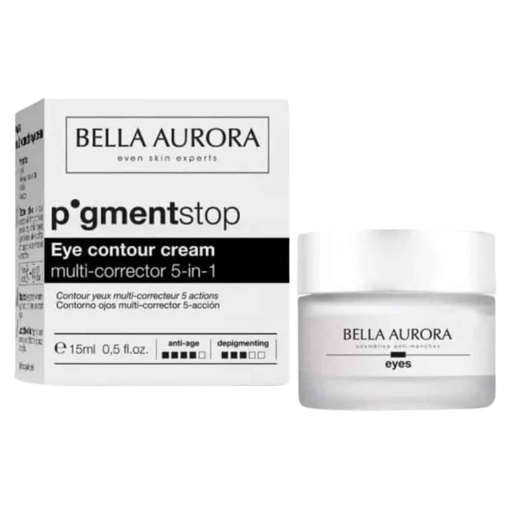 BELLA AURORA – Pigmentstop Creme Contour des Yeux Multi-Correctrice 5en1 – 15ml