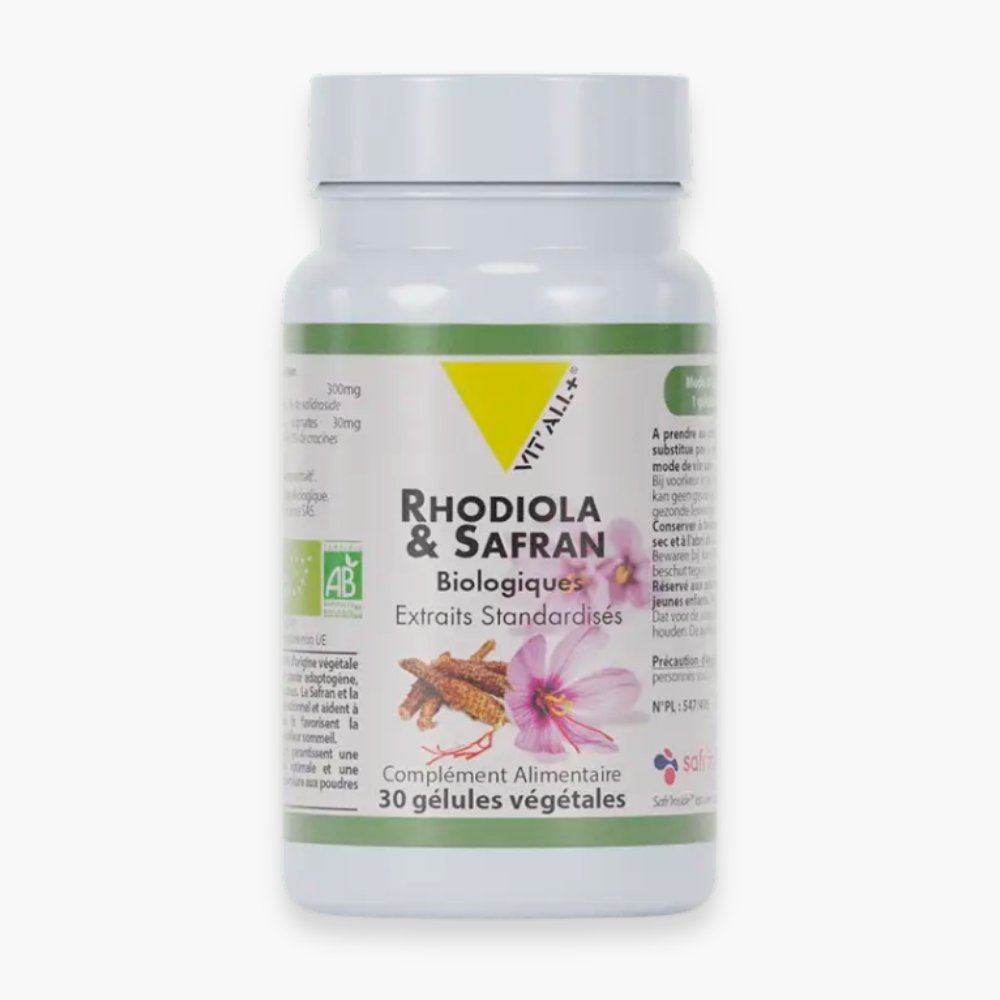 VITALL PLUS Rhodiola & Safran 30 Gélules
