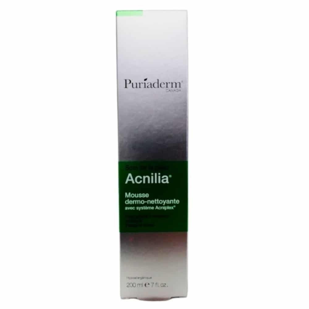 Puriaderm Acnilia Mousse Nettoyante 200ml