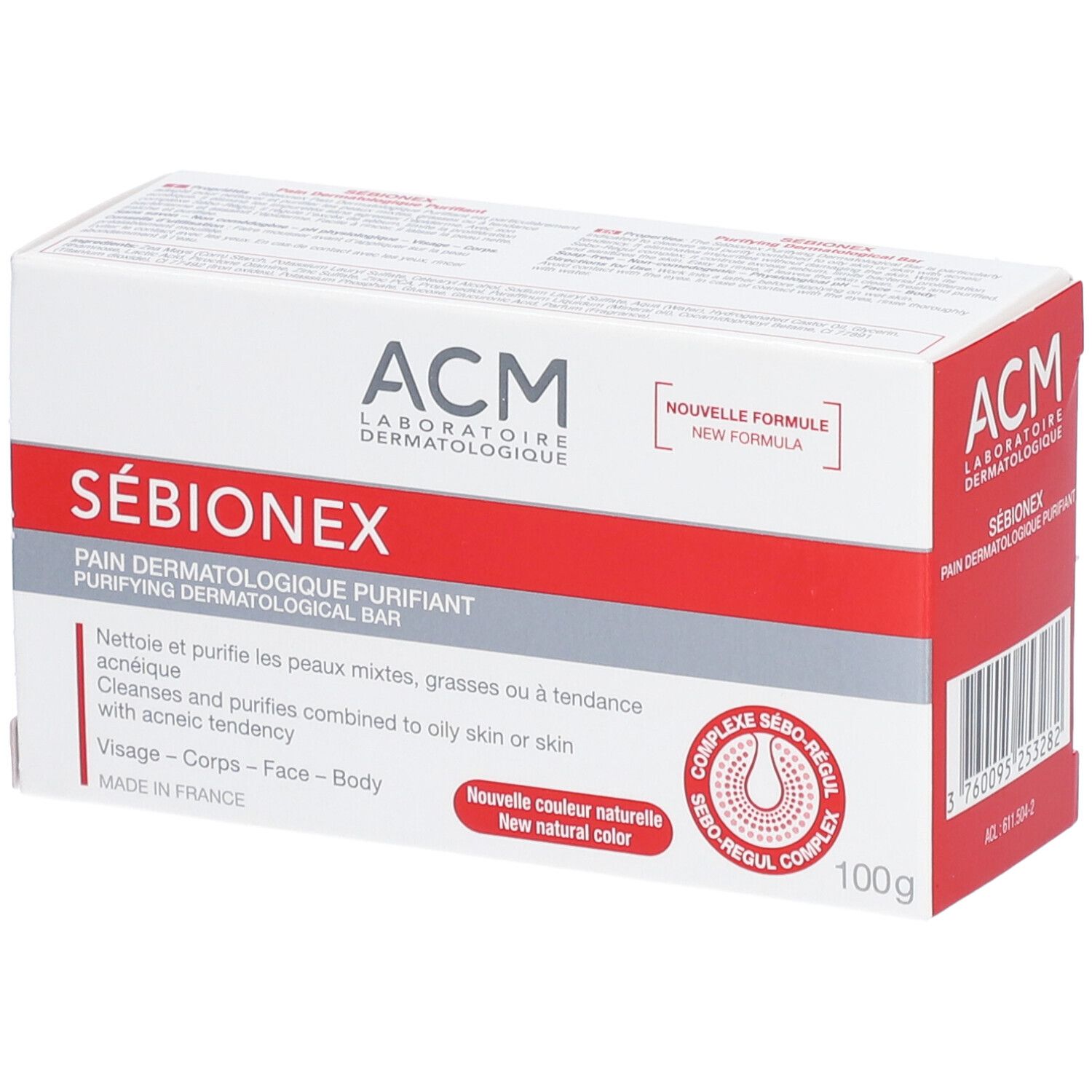 ACM Sebionex Pain Dermatologique 100g