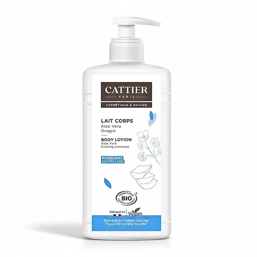 CATTIER – Lait Corps Huile D?onagre Parfum Aloe Vera – 500ml