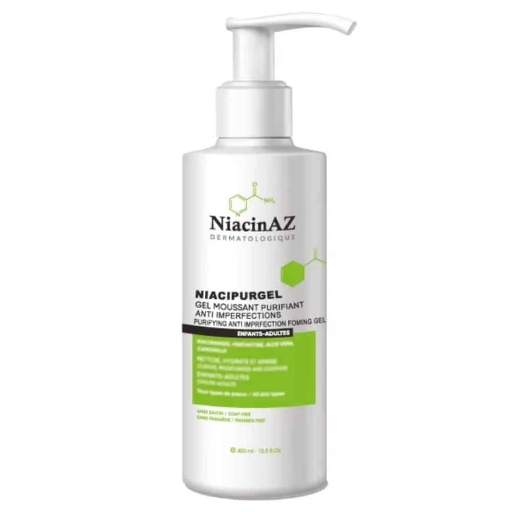 NIACINAZ – Niacipurgel Gel Moussant Purifiant – 400ml