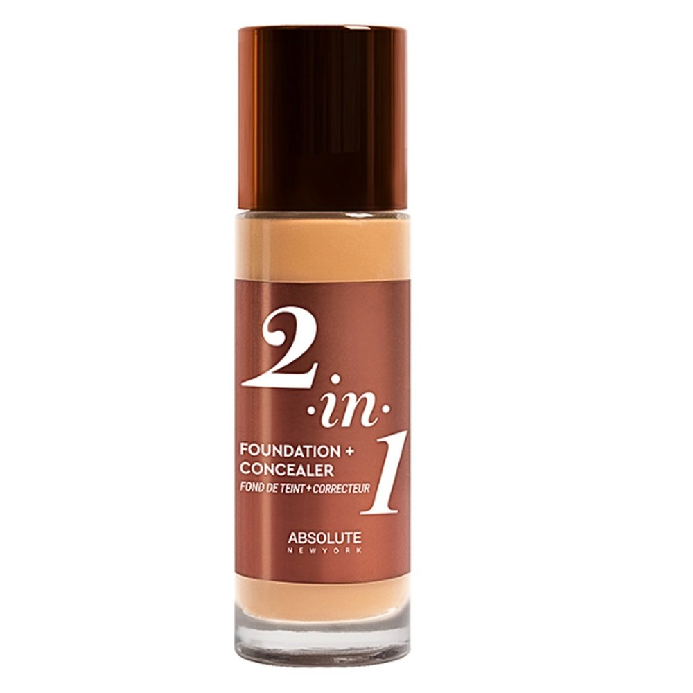 ABSOLUTE NEW YORK 2in1 Foundation & Concealer Warm Sand 35ml