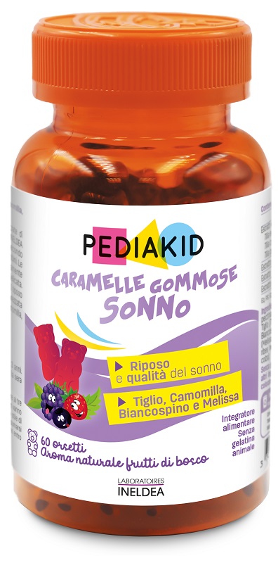 PEDIAKID GOMMES SOMMEIL 60 OURSONS AROME NATURELS FRUITS DES BOIS