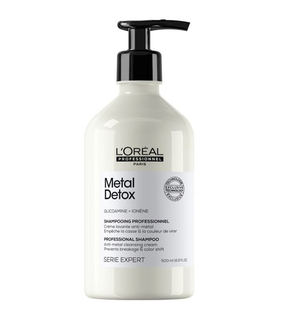 L'OREAL PROFESSIONNEL METAL DETOX SHAMPOOING PROFESSIONNEL SANS SULFATE 500 ML