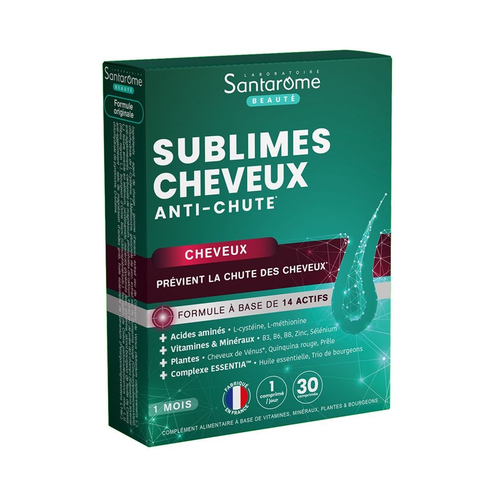 SANTAROME SUBLIME CHEVEUX ANTI CHUTE 30 COMPRIMES
