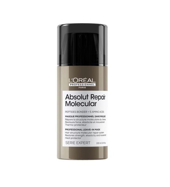 L'OREAL PROFESSIONNEL ABSOLUT REPAIR MOLECULAR MASQUE PROFESSIONNEL SANS RINCAGE 100 ML