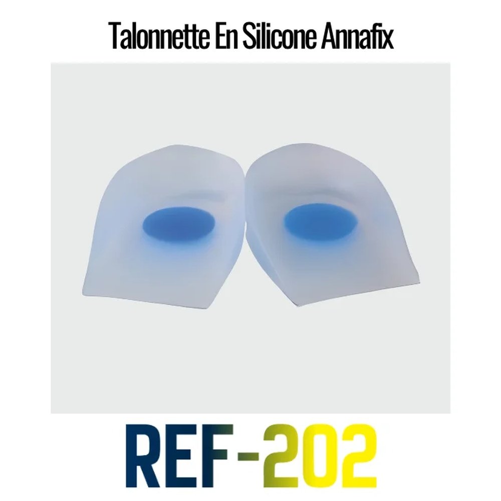 ANNAFIX – Talonnette en Silicone Taille Large REF-202