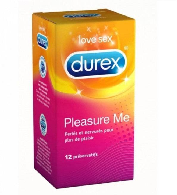 DUREX – Preservatifs Pleasure Me (perles et Amp; Nervures) – 3u