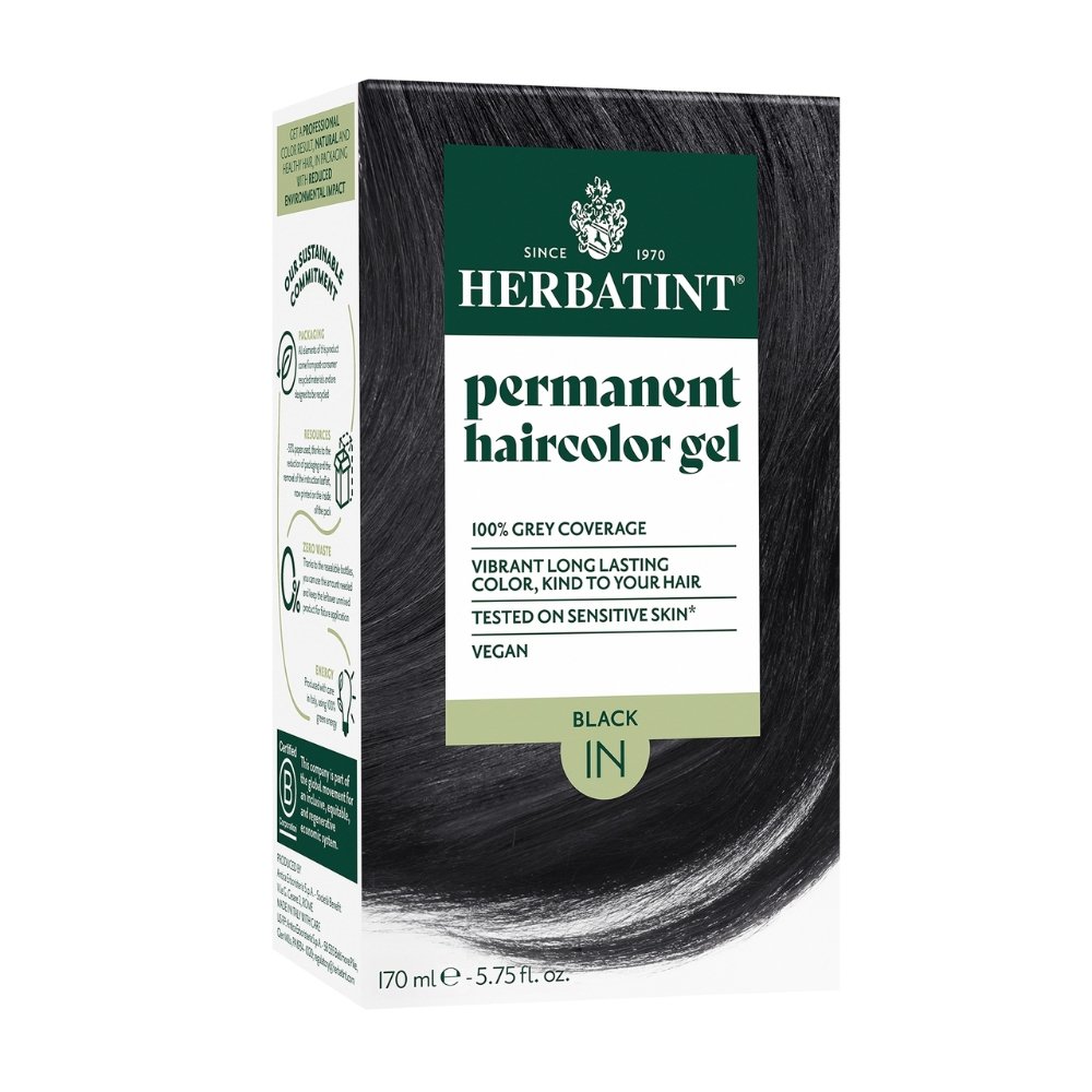 HERBATINT – Soin Colorant 1N Noir – 170ml